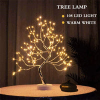 Thumbnail for LED Night Light Christmas Tree Garland Lamp