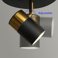 Thumbnail for LED Track Ceiling Lamp with Adjustable Spotlight with Slide Rail