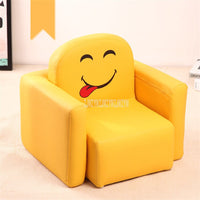 Thumbnail for Cute Baby Kids Lazy Sofa with Sponge Filler and Solid Wood Frame