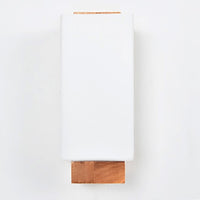 Thumbnail for Nordic Wooden Sconce Wall Lights with Glass Lamp