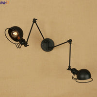 Thumbnail for Vintage Industrial LED Wall Lamp with Swing Arm