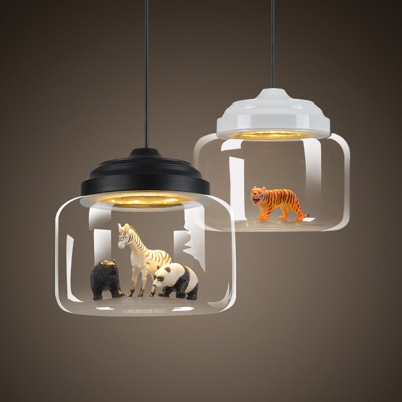 Nordic Pendant Lights with Glass Shades