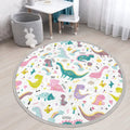 Dinosaur Kids Room Round Rug,