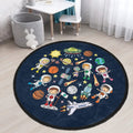 Kids Room Roung Rug Space Design