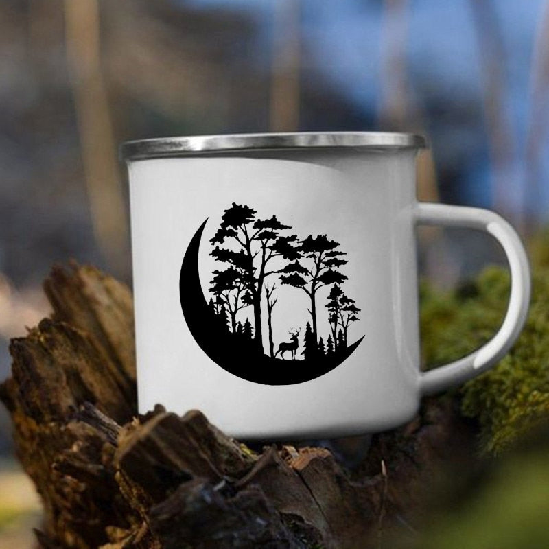 Creative Camping Enamel Mug for Coffee and Tea - Casatrail.com