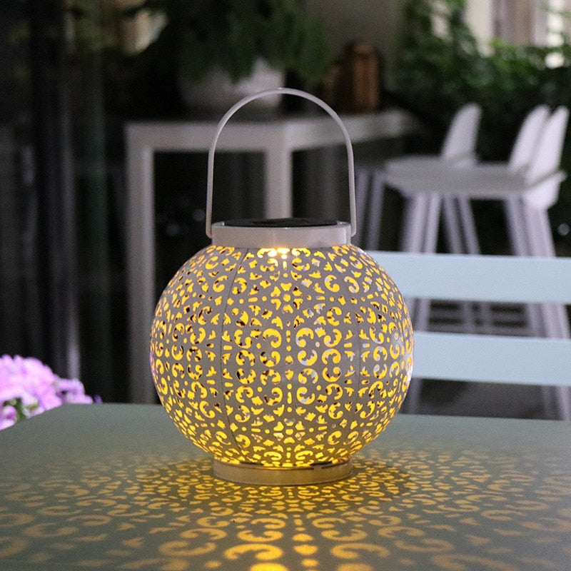 Solar Wall Lantern - LED Hanging Lamp
