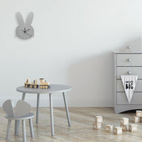 Thumbnail for Nordic Wooden Rabbit Shaped Wall Clock