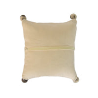 Thumbnail for Beige Wool Pillow Cover with Mountains.