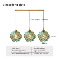 Thumbnail for Modern Crystal Glass Pendant Light for Bedroom Ceiling