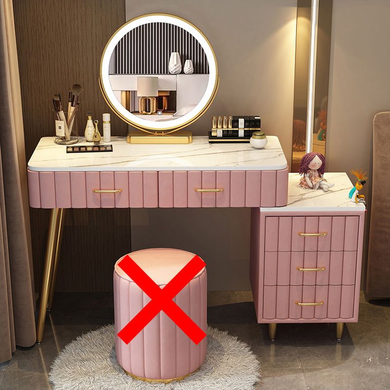 Multi - functional Dressing Table with LED Mirror - Casatrail.com