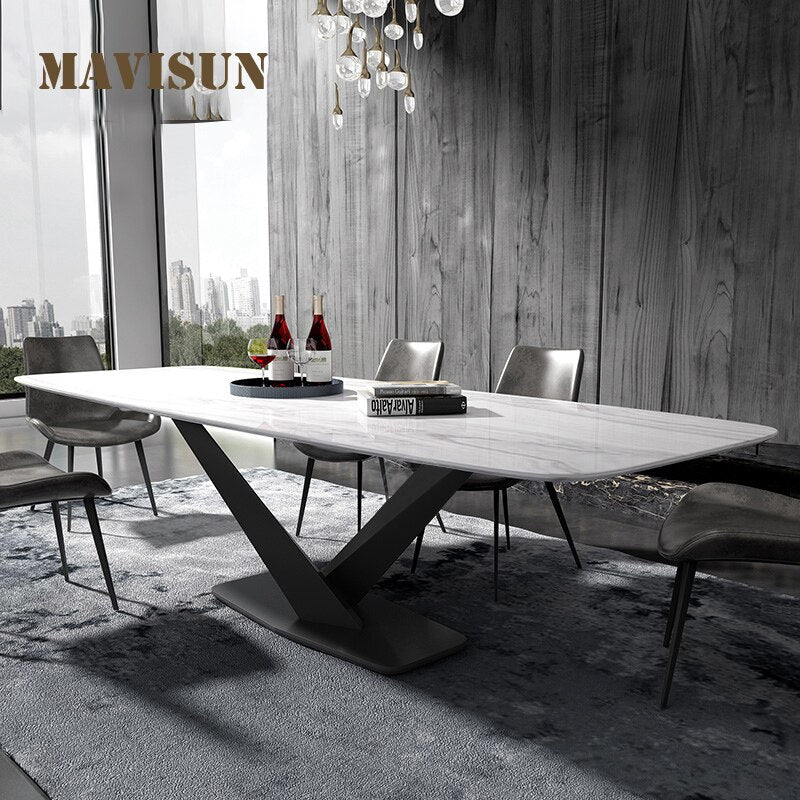 Minimalist Modern Marble Dining Table