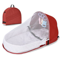Thumbnail for Foldable Baby Nest Bassinet Portable Bed Multi-function with Mosquito Net