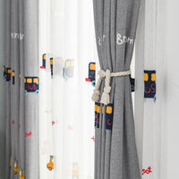 Thumbnail for Embroidered Blackout Curtains for Kids Bedroom