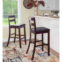 Thumbnail for Dark Brown Counter Stool for Kitchen