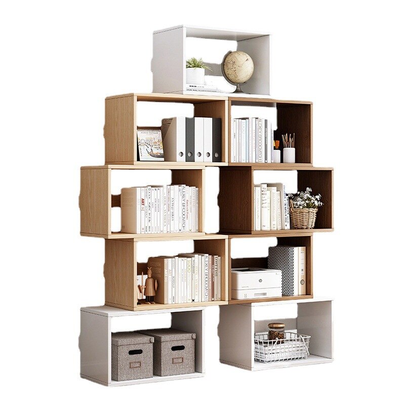 Simple Multifunctional DIY Bedroom Bookshelf