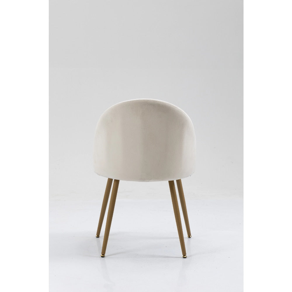 Accent Chair Cream White