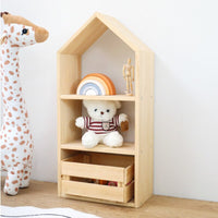 Thumbnail for Kids Multi-layer Solid Wood Toy Storage Shelf