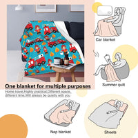 Thumbnail for Firefighter Blanket for Kids - Soft Fleece Throw