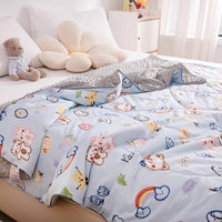 Thumbnail for Skin-friendly Kids Summer Blanket - Thin Air Conditioning Comforter