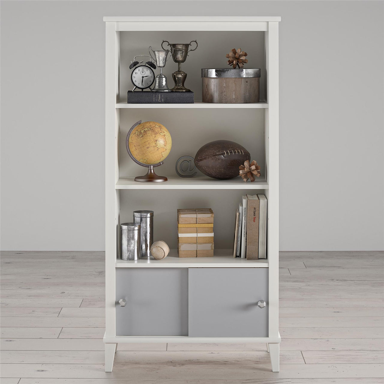 Monarch Hill Poppy Kids' Stylish White Bookcase