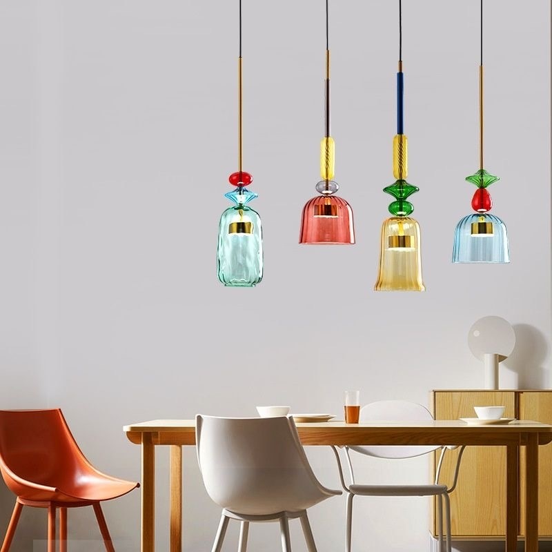 Nordic Glass Hanging Lamps for Modern Home Decor