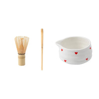 Thumbnail for heart-shaped Spouted matcha bowls and matcha mixers