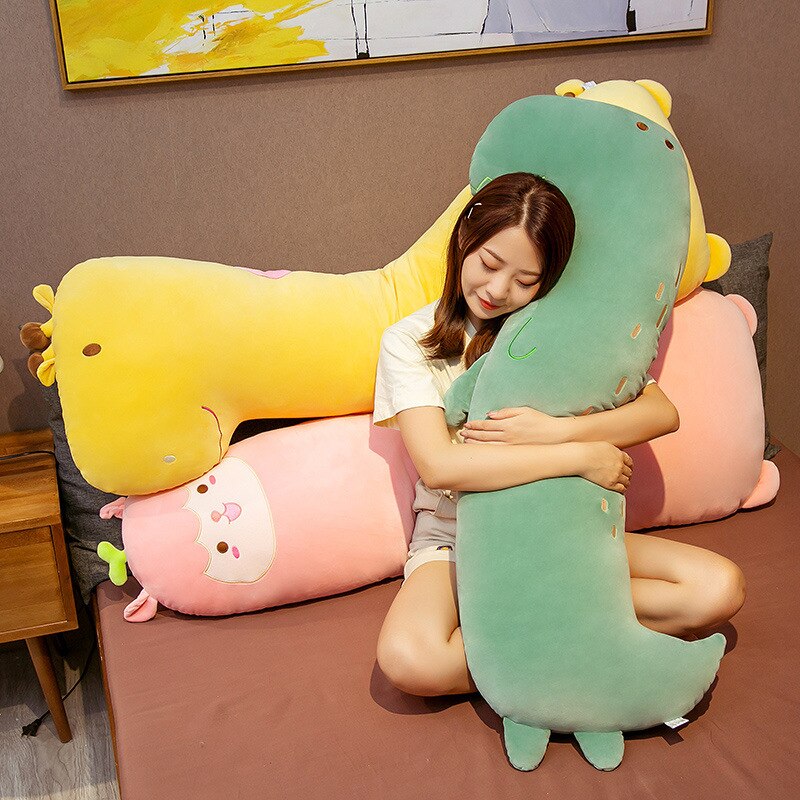 Cartoon Animal Body Pillow for Side Sleepers