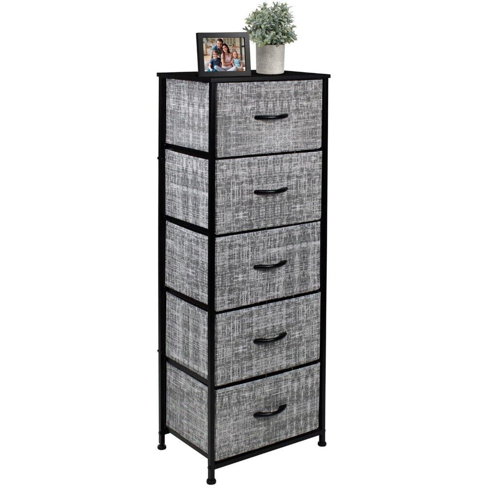 Dresser Storage Tower with 5 Drawers