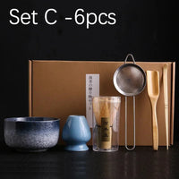 Thumbnail for Japanese Matcha Blender Set with Bamboo Whisk Matcha Brush