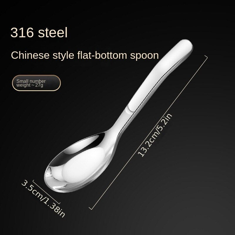 2pcs Stainless Steel Spoons
