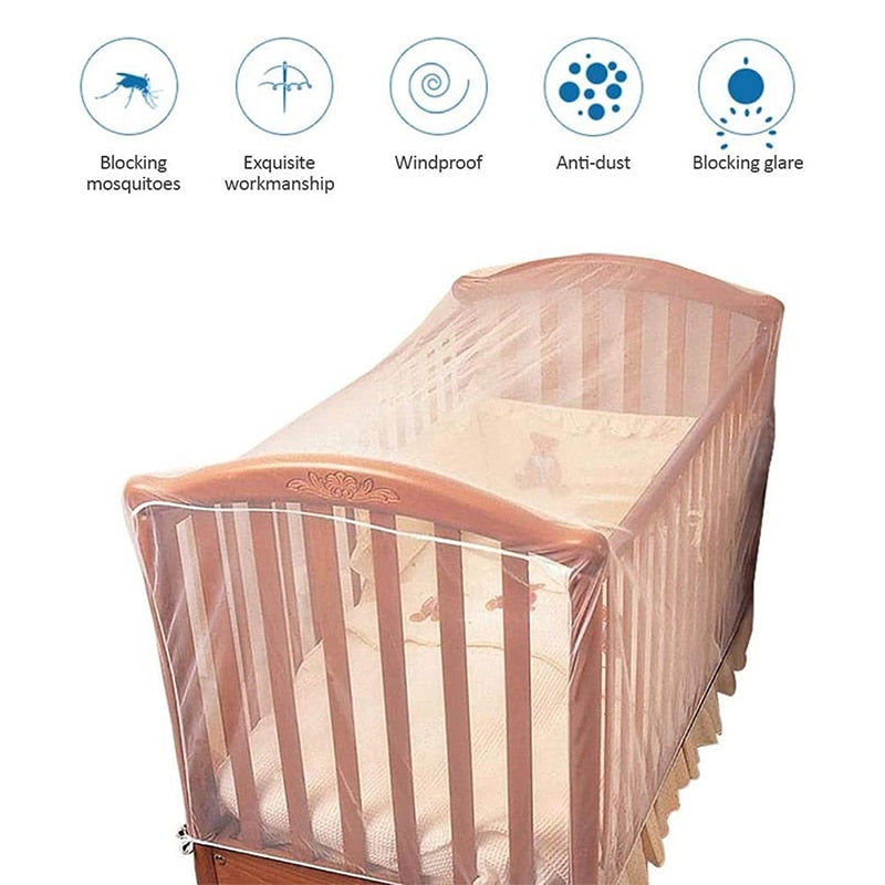 Crib Cot Flies Net For Infant