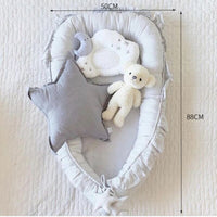 Thumbnail for Portable Baby Crib Pillow Cotton Mattress