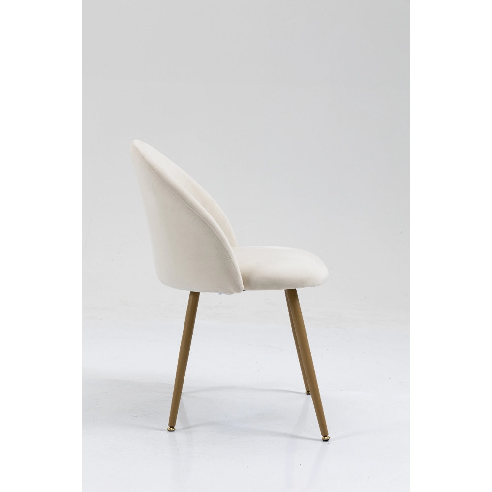 Accent Chair Cream White