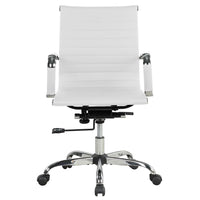Thumbnail for Ribbed Back PU Leather Office Chair with Adjustable Height