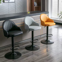 Thumbnail for Swivel Lift Bar Chairs with Designer High Stools