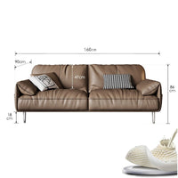 Thumbnail for Luxury Sofa Leather Minimalist Armchair