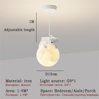 Thumbnail for Moon LED Pendant Lights for Bedroom