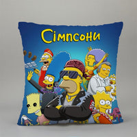 Thumbnail for Simpsons Pillow Cover with Double Sided Printing