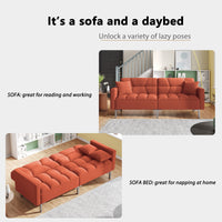 Thumbnail for Linen Modern Convertible Folding Sofa Bed