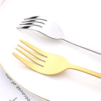 Thumbnail for Drmfiy Black Cutlery Serving Utensils Dinnerware Set