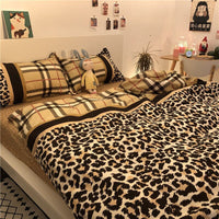 Thumbnail for Simple Leopard Pattern Quilt Cover Bedding Sets
