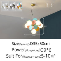 Thumbnail for Colorful Flash LED Modern Chandelier