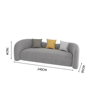 Nordic Modular Recliner Sectional Living Room Sofas