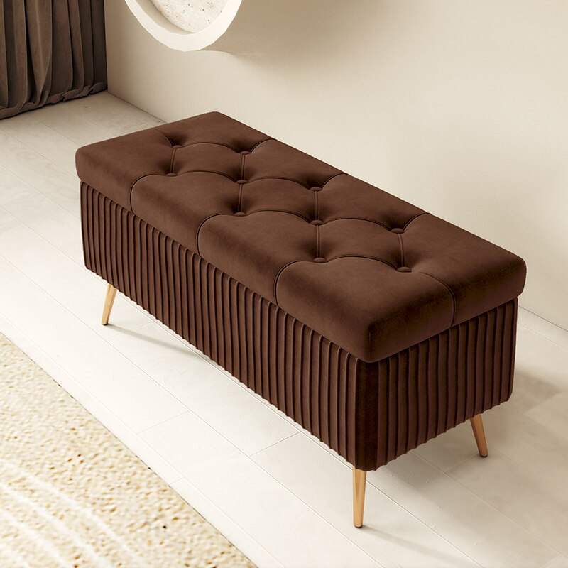 Nordic Luxury Stools Bed End Sofa Ottomans