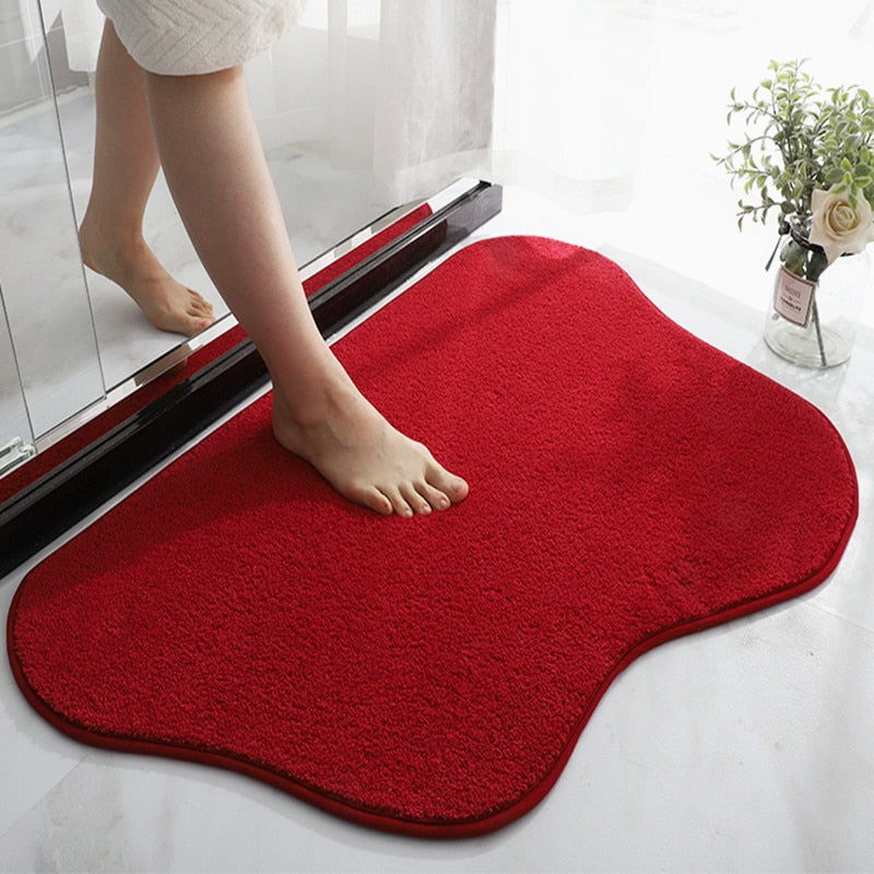 High-hair Bathroom Absorbent Floor Mat
