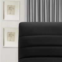 Thumbnail for Set of 2 Adjustable Black Bar Stools with Cushion