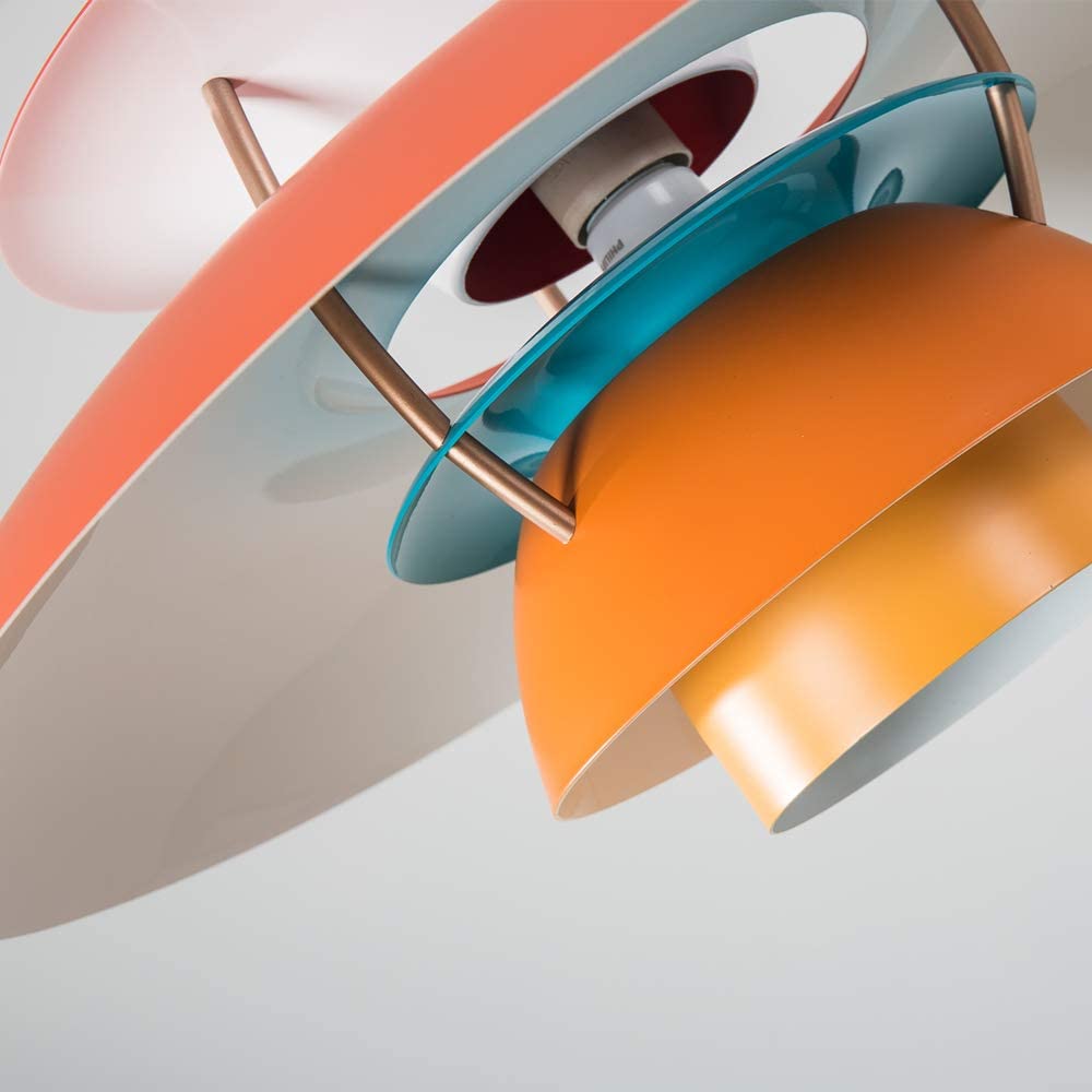 High-Quality Danish Design Colored Pendant Light