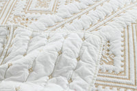 Thumbnail for Double Bed Embroidered Light Quilt Cover & Sheet Set