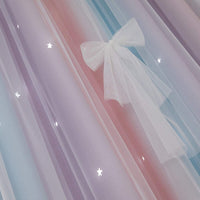 Thumbnail for Colorful Princess Rainbow Curtains for Living Room