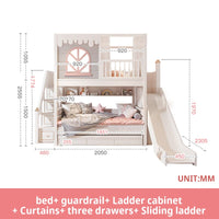 Thumbnail for Pink Children Beds with Guardrail
